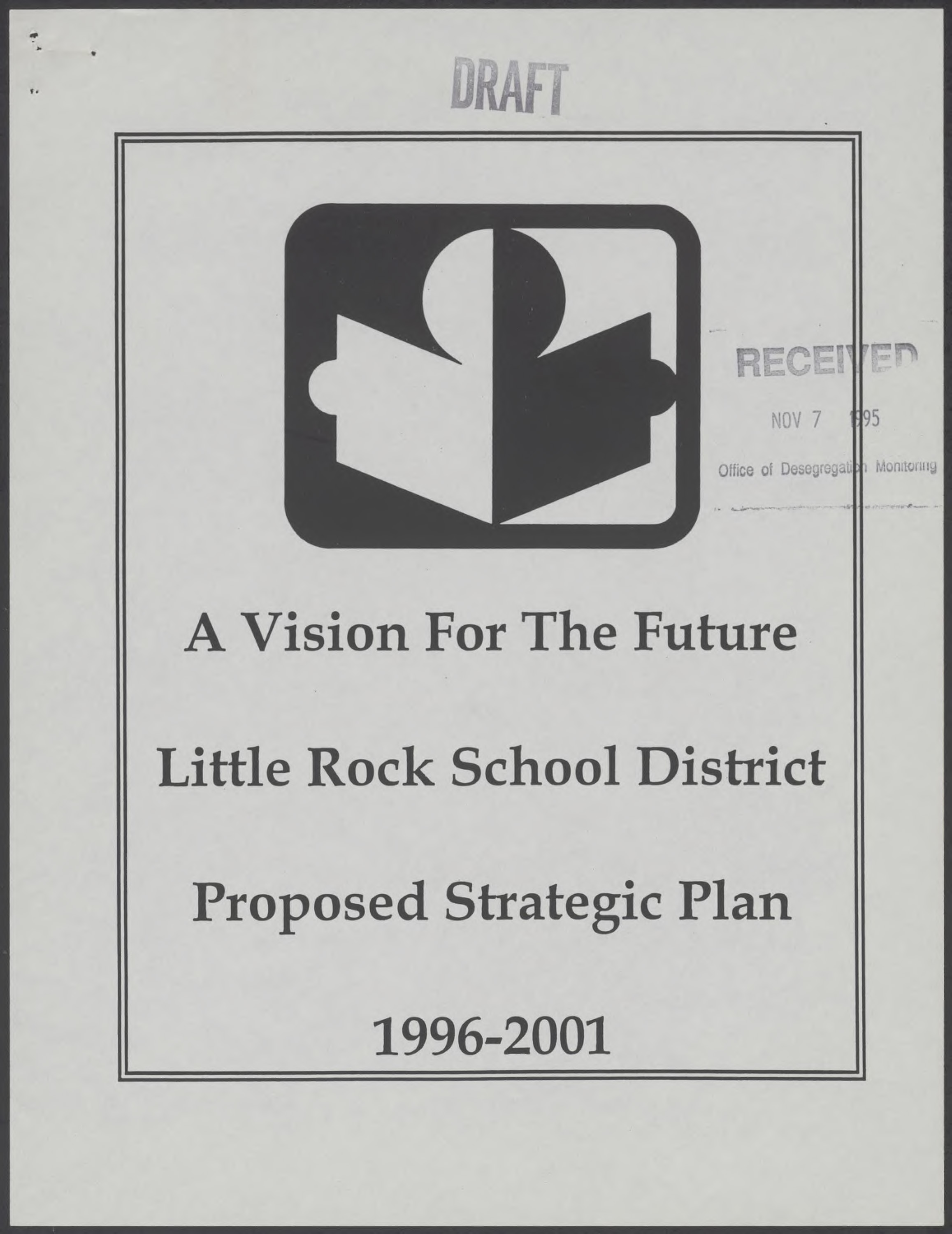 Document regarding strategic planning for the Little Rock School District. Office of Desegregation Monitoring records (BC.MSS.08.37)