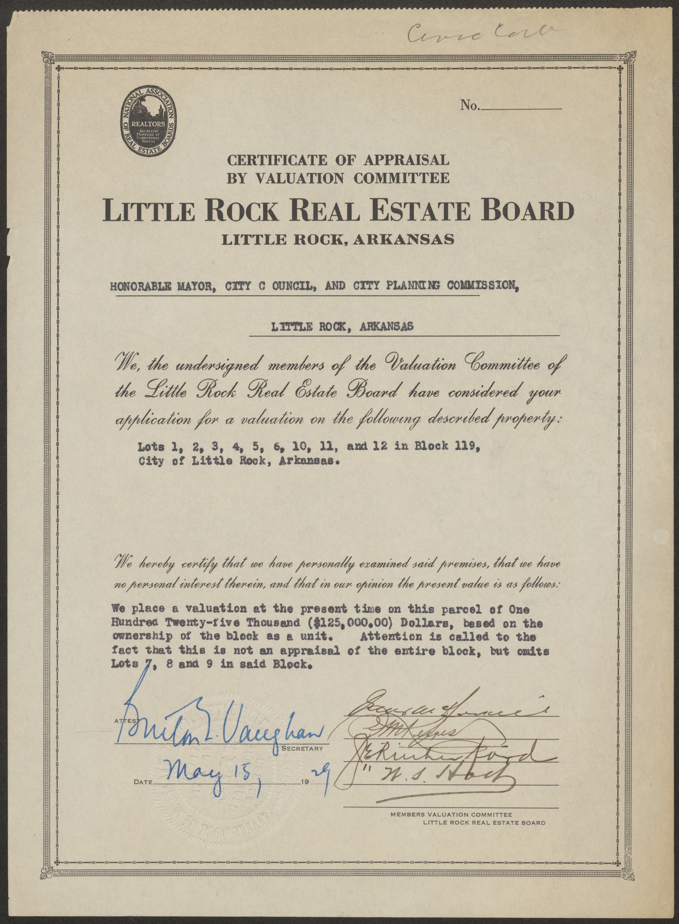 City Planning/Public Works Misc. Materials, 1929. J. N. Heiskell personal papers, 1829-1973 (UALR.MS.0150)