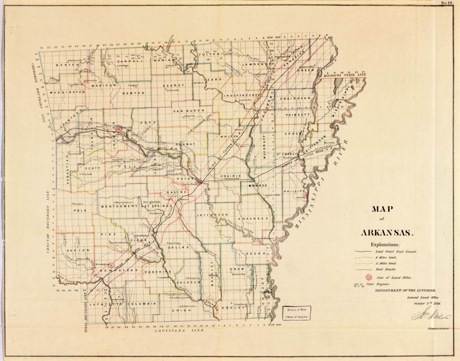 Map Of Arkansas 