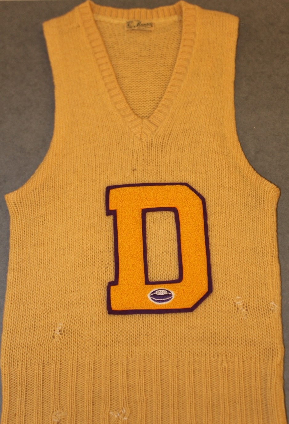 Letterman sweater from Dunbar High School Letterman sweater from Dunbar High School