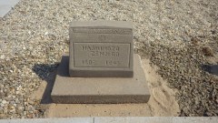 Restored headstone for Hashimoto Zenjiro, 1882-1943