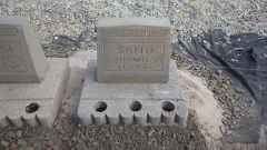 Restored headstone for Sano Infant, d. 1943