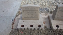 Restored headstone for Masaki Infant, d. 1944