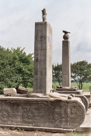 Detail of Historic Monument to the 442nd Fighting Regiment of the 100th Battalion, 2004
