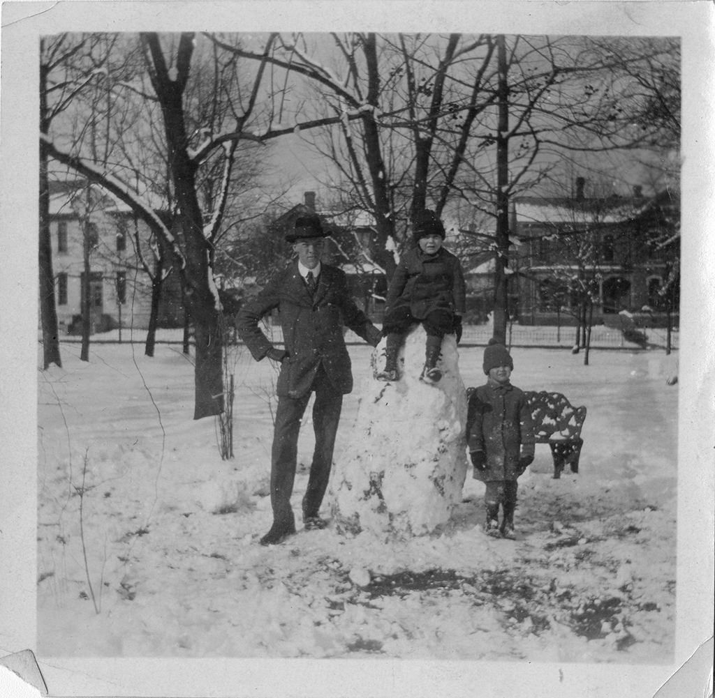 John Gould Fletcher with children, undated John Gould Fletcher with children, undated