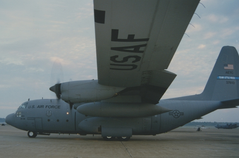 C-130 at the Little Rock Air Force Base, circa 1998
