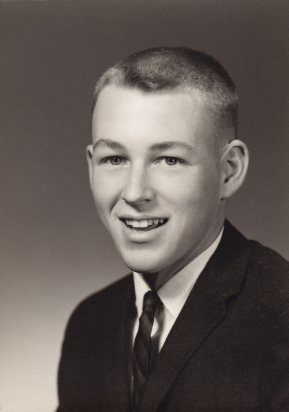 Vic Snyder's high school photo, 1965
