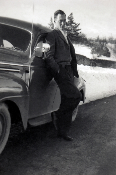 Vic Snyder's uncle, Charles Bloomingcamp, undated