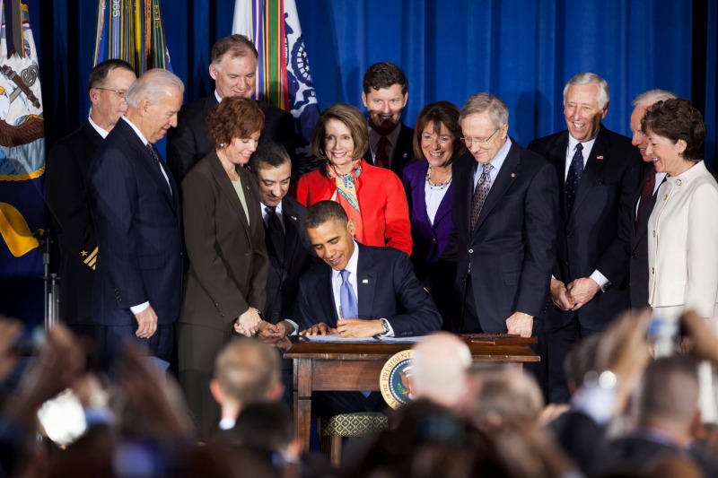 President Barack Obama Signs the Don't Ask, Don't Tell Repeal Act of 2010
