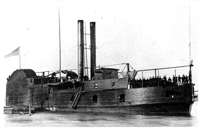 USS Conestoga - 1862-1865 - Civil War: Gunboats and Steamboats Photograph Collection, ca. 1861-1865, UALR.PH.0080 - UA Little Rock Center for Arkansas History and Culture