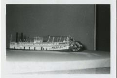 1/8 Wooden model of the steamboat Sprague - 1963 - J. N. Heiskell Photograph Collection, 1821-1984, UALR.PH.0100 - UA Little Rock Center for Arkansas History and Culture