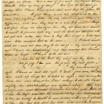 Page 3 - Letter from William H. Allen on board the "Du Quesne" steamer to his parents in Pittsburgh, Pennsylvania - Rebecca Allen Turner Collection, 1840-1895, UALR.MS.0174 - UA Little Rock Center for Arkansas History and Culture