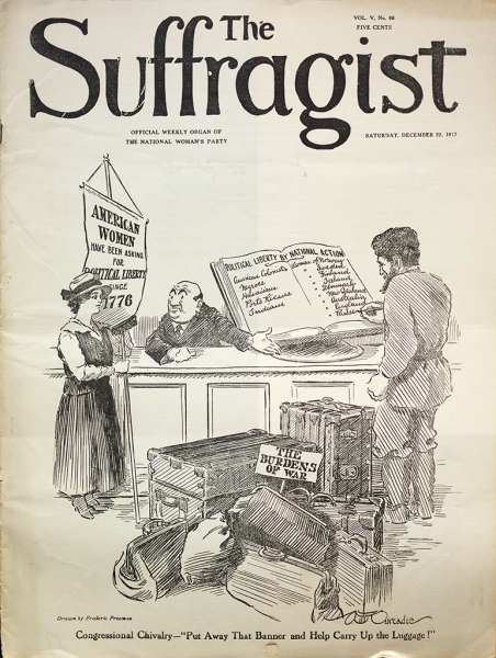 Image of The Suffragist (Dec. 22, 1917) publication cover