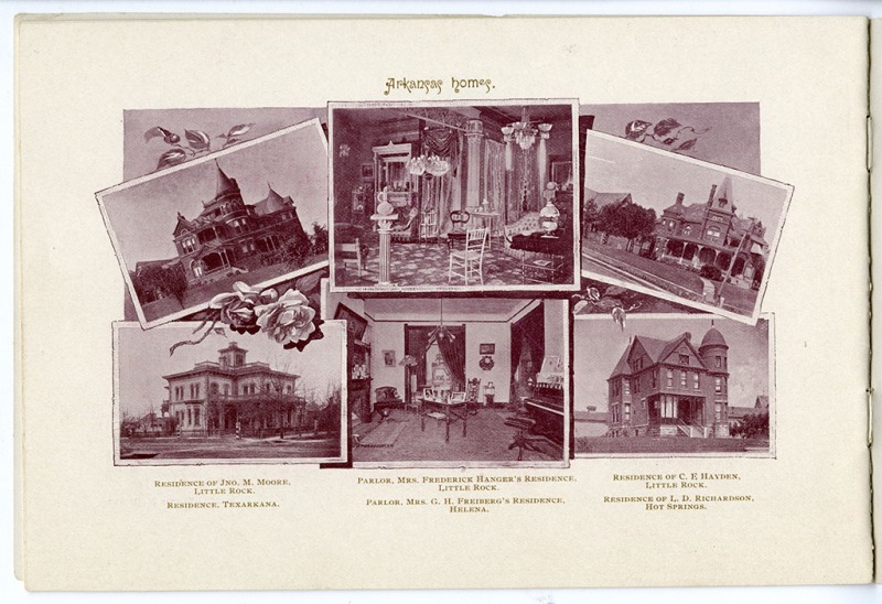 Arkansas Homes, featuring parlor of Mrs. Frederick Hanger's residence, Little Rock