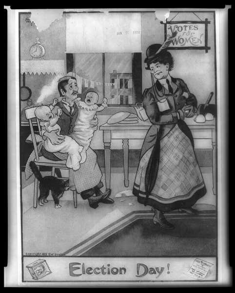 Election Day political cartoon, January 21, 1909.