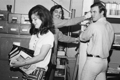 Jim Guy Tucker, possibly in campaign office with staff