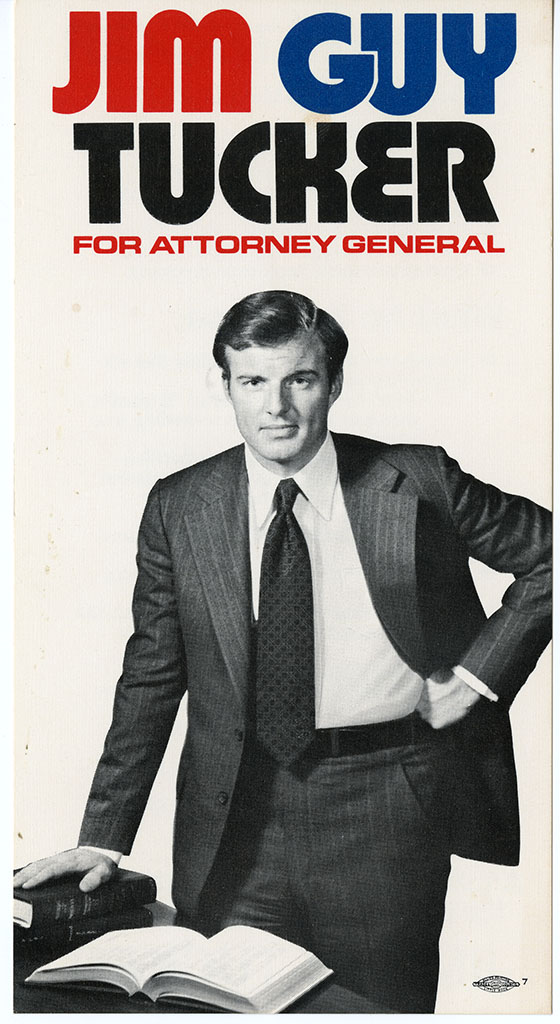 Political card for Jim Guy Tucker for Attorney General Political card for Jim Guy Tucker for Attorney General