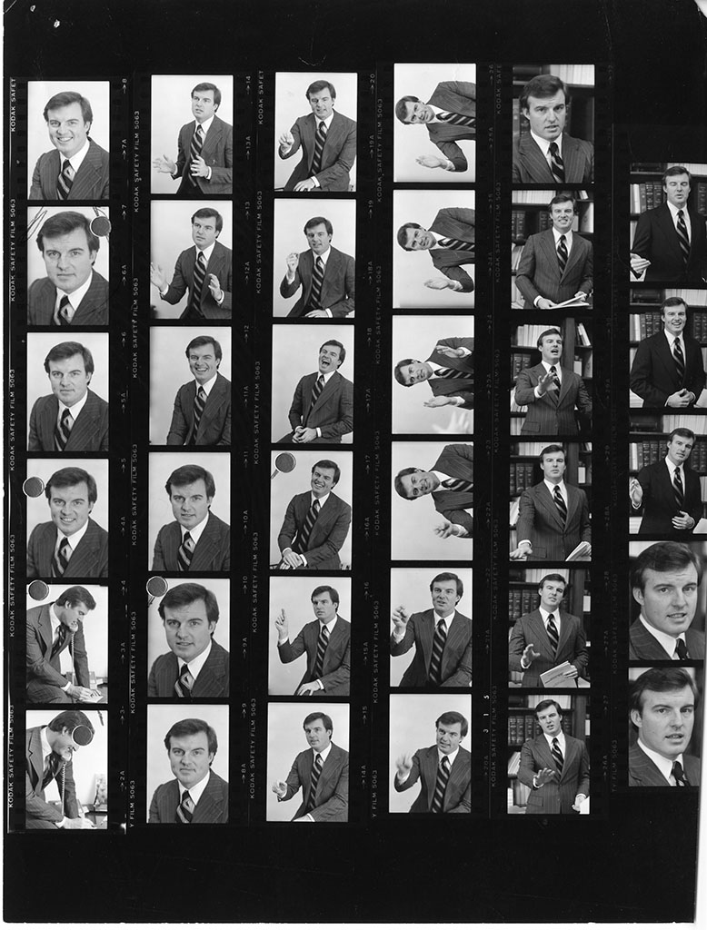 Contact sheet of Jim Guy Tucker in various poses Contact sheet of Jim Guy Tucker in various poses