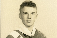 Jim Guy Tucker in Boy scout uniform