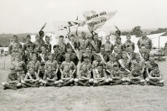 Jim Guy Tucker in group shot for Quapaw Area Council of the Boy Scouts in Washington D. C.