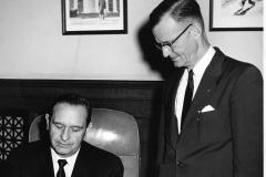 James Guy Tucker, Sr., with Orval Faubus