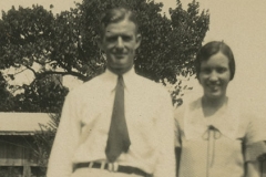 James Guy Tucker, Sr., with Willie Maude White