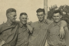 James Guy Tucker, Sr., with Lt. Harding, Davis, and Henry Smith