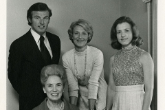 Jim Guy Tucker with Willie Maude Tucker, Frances Kemp, and Carol Foreman