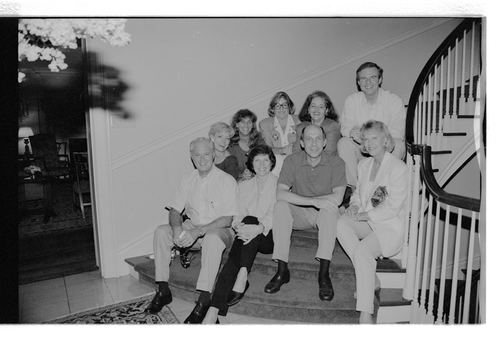 Jim Guy Tucker with his staff at Governor's Mansion Jim Guy Tucker with his staff at Governor's Mansion
