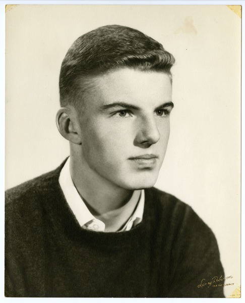 Portrait of Jim Guy Tucker as a teenager