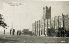 Postcard of Hillsborough High School in Tampa