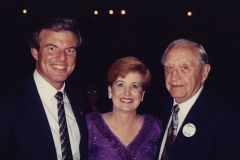 Jim Guy Tucker with Jan and Orval Faubus at dinner event