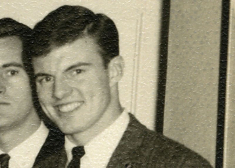 Portrait of a young, smiling Jim Guy Tucker