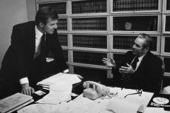 Jim Guy Tucker with Jack Holt, Sr., in office