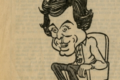 Newspaper clipping of political cartoon concerning Jim Guy Tucker's election to U.S. House of Representatives