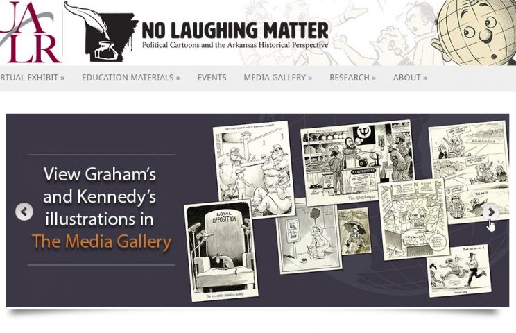 No Laughing Matter Political Cartoons and the Arkansas Historical Perspective screenshot