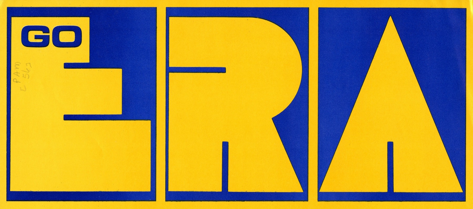 An ERA logo. "Go ERA" in bold yellow letters on a blue background